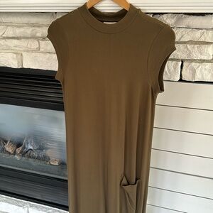 Anthropology Maeve Waverly long dress